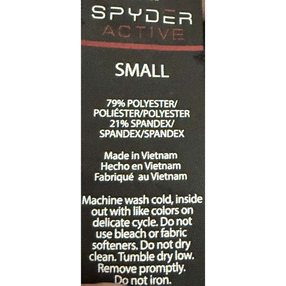 SPYDER HIGH RISE LEGGING 25” BLACK COLOR SIZE SMALL - Picture 6 of 7